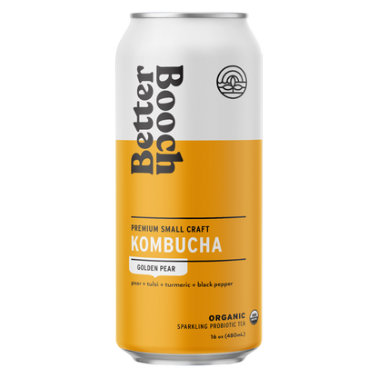 Better Booch Kombucha Golden Pear Organic 16oz