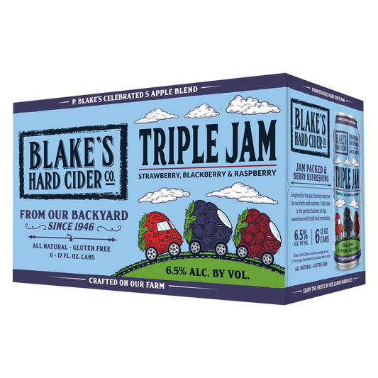 Blake's Hard Cider Co. Triple Jam 6pk 12oz Cans 6.5% ABV