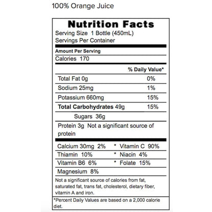 Minute Maid Orange Juice 12oz Btl