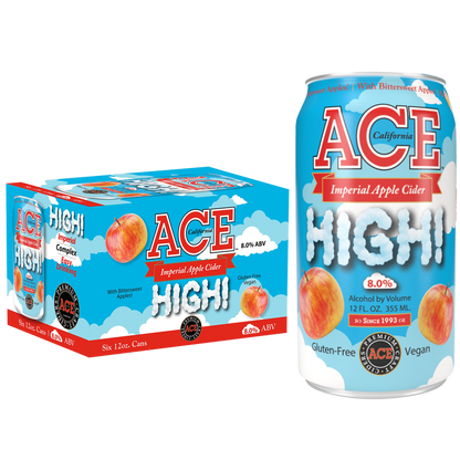 Ace Cider High! Imperial Apple Cider 6pk 12oz