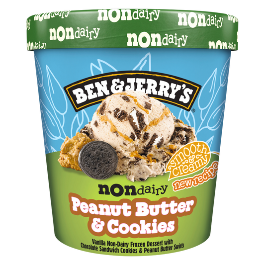 Ben & Jerry's Non-Dairy P.B. & Cookies Pint Dessert Pint