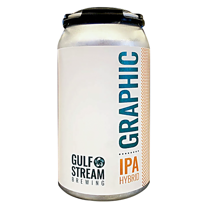 Gulf Stream Brewing Graphic Hybrid IPA 6pk 12oz Can 7.0% ABV