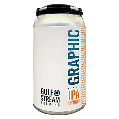 Gulf Stream Brewing Graphic Hybrid IPA 6pk 12oz Can 7.0% ABV