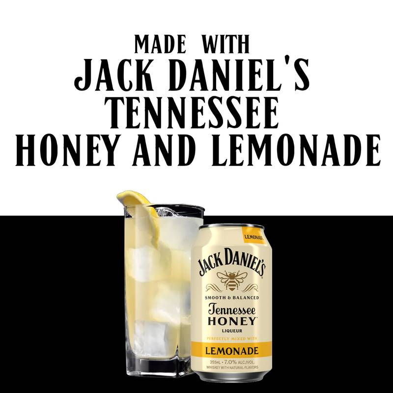 Jack Daniel's Tennessee Honey Lemonade 4pk 12oz