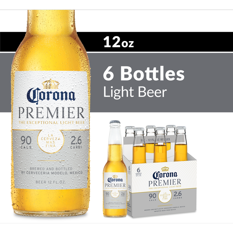Corona Premier 6pk 12oz Btl 4.0% ABV