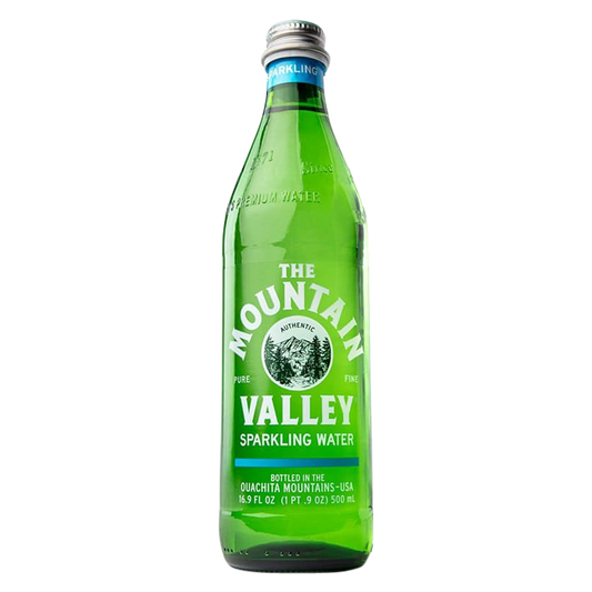 Mountain Valley Sparkling Spring Water 16.9 oz Glass Bottle