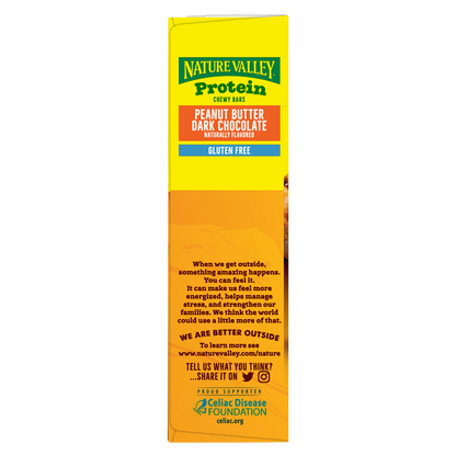 Nature Valley Peanut Butter Dark Chocolate Protein Chewy Bars 5ct