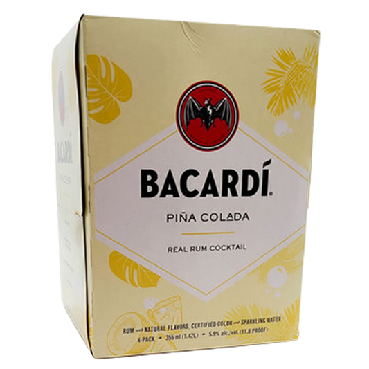 Bacardi Pina Colada 4pk 12oz Cans