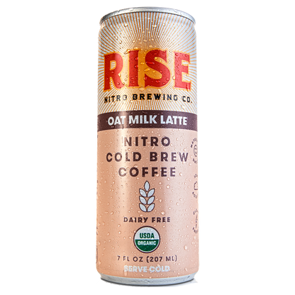 RISE Brewing Co. Oat Milk Nitro Cold Brew Latte 7oz Can