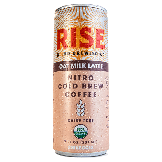 RISE Brewing Co. Oat Milk Nitro Cold Brew Latte 7oz Can