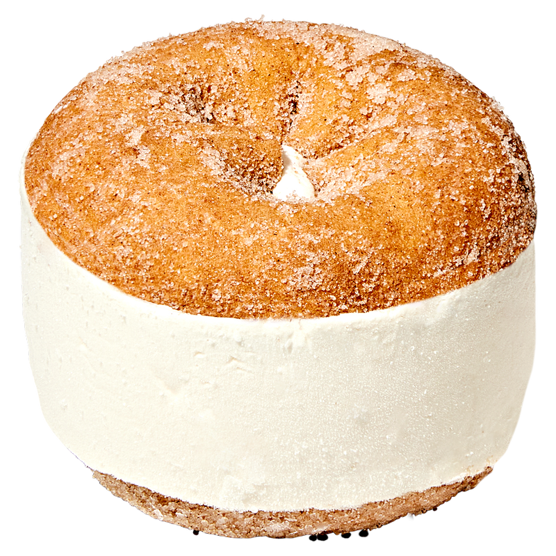 Uncle Dave's Super Premium Apple Cider Donut Sandwich with Vanilla Ice Cream