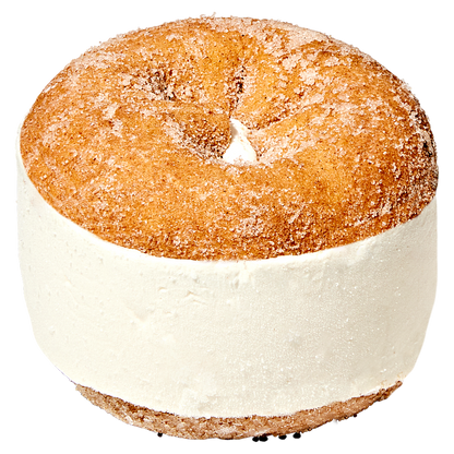 Uncle Dave's Super Premium Apple Cider Donut Sandwich with Vanilla Ice Cream