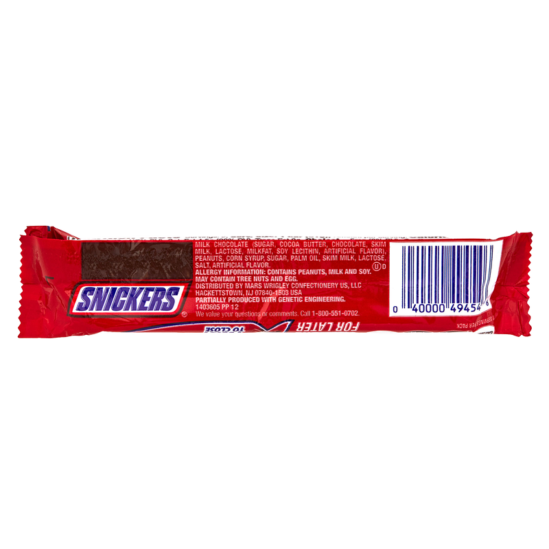Snickers Xtreme King Size Candy Bar 2 to Go 3.59oz