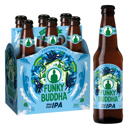 Funky Buddha Hop Gun IPA 6pk 12oz Btl 7.0% ABV