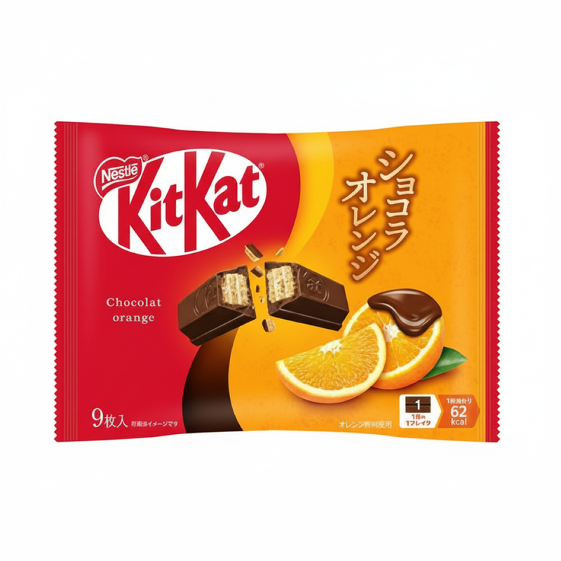 Kit Kat: Chocolate Orange (9 pcs), 3.7 oz