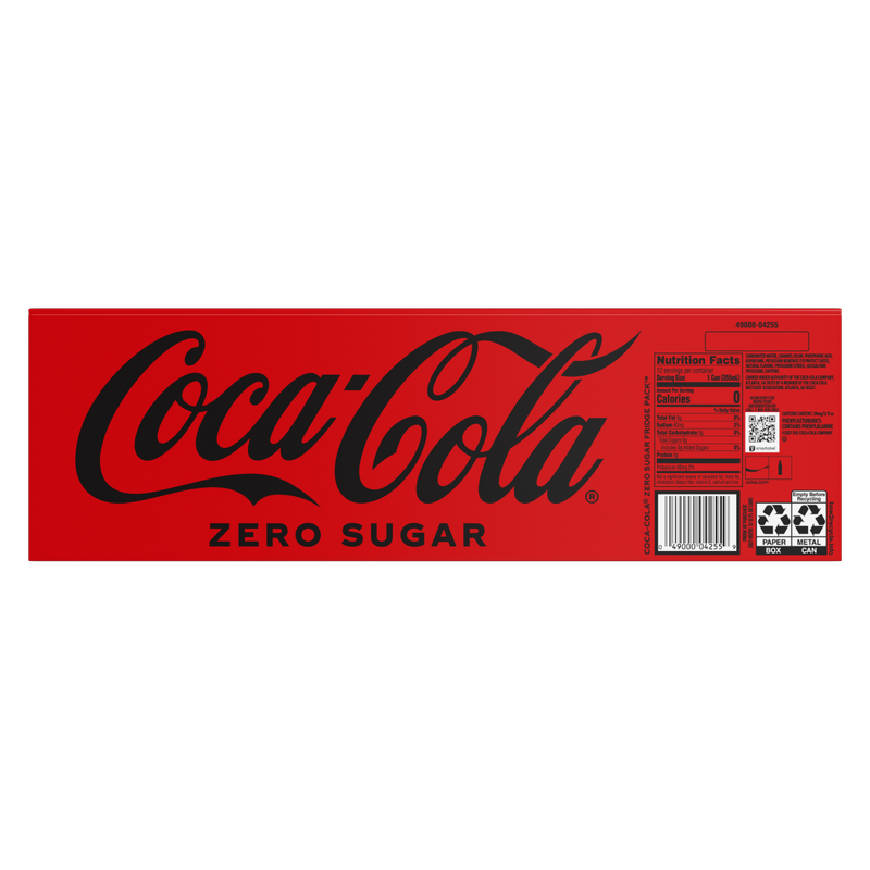 Coca-Cola Zero Sugar 12pk 12oz Can