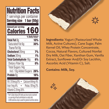 Clio Vanilla Greek Yogurt Bar - 1ct