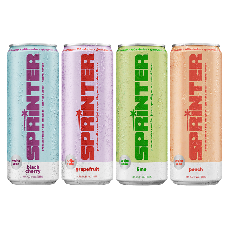 Sprinter Vodka Soda Variety 8pk 12oz Cans 4.5% ABV
