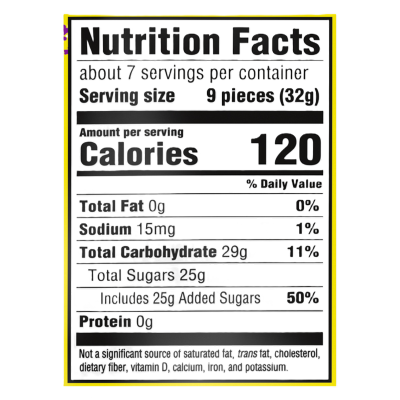 Sour Patch Kids Grape Soft & Chewy Candy 8.02oz