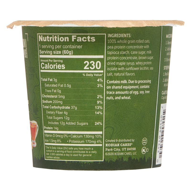 Kodiak Cakes Maple & Brown Sugar Oatmeal Power Cup 2.12oz