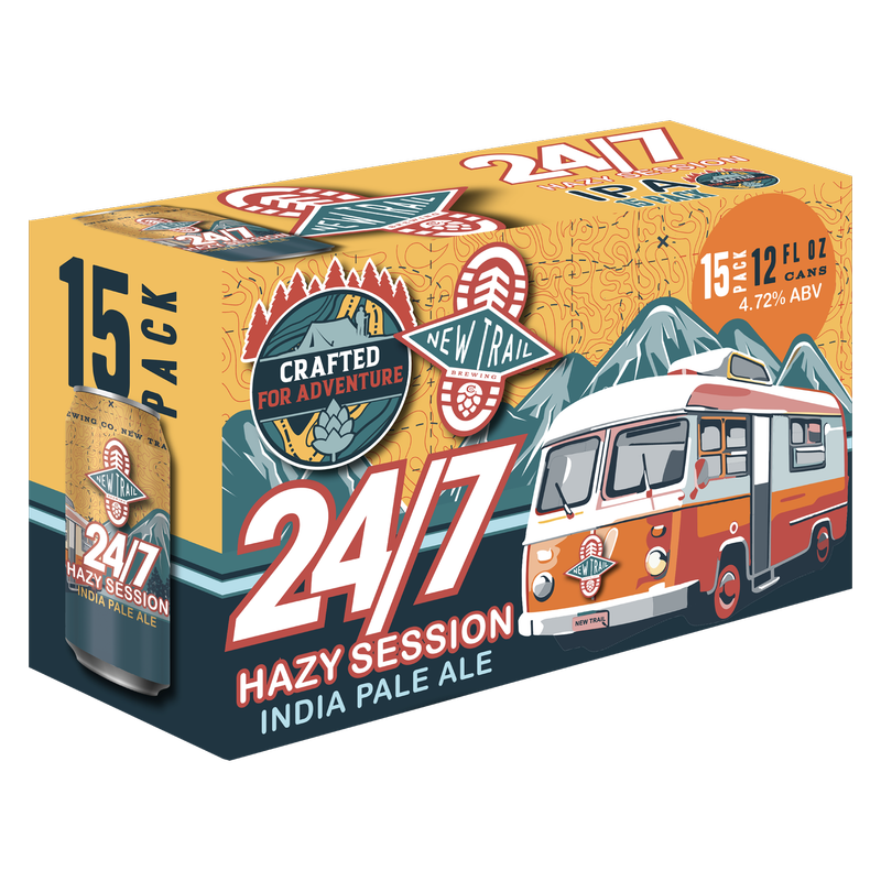 New Trail 24/7 Hazy Session IPA 15pk 12oz Can