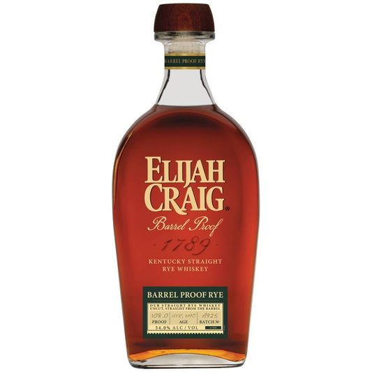 Elijah Craig Barrel Proof Rye