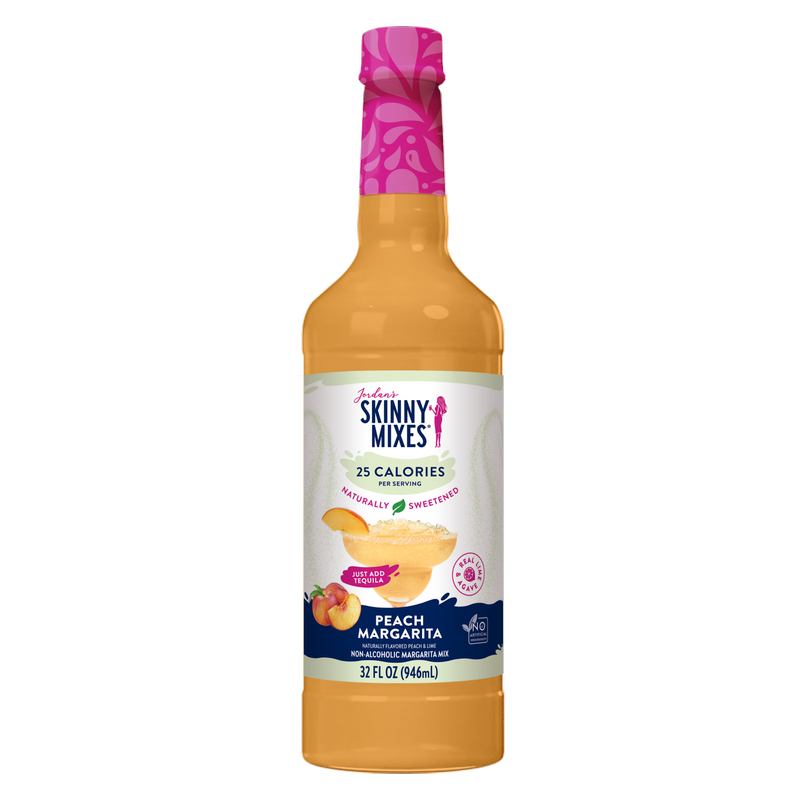 Jordan's Skinny Mixes Naturally Sweetened Peach Margarita 32oz Btl