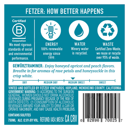 Fetzer Gewurtztraminer 750ml