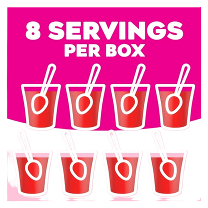 Jell-O Strawberry Artificially Flavored Gelatin Dessert Mix, Family Size, 6 oz Box