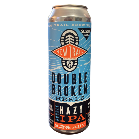 New Trail Brewery Double Broken Heels Hazy Double IPA 19.2oz Can 9.2% ABV