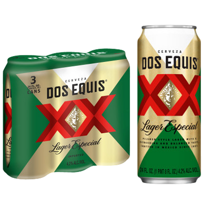 Dos Equis Lager 3pk 24oz Can