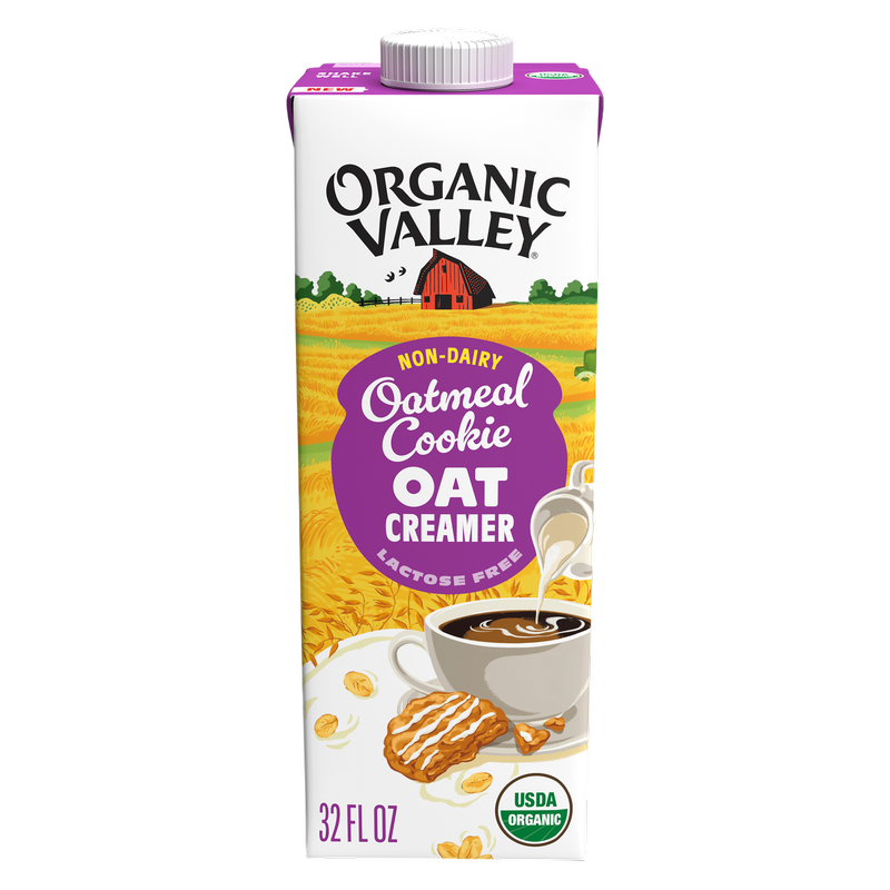 Organic Valley Oatmeal Cookie Oat Coffee Creamer 32oz