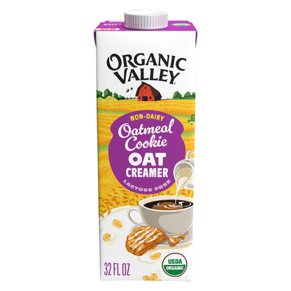 Organic Valley Oatmeal Cookie Oat Coffee Creamer 32oz