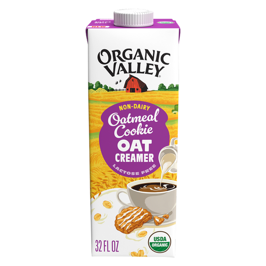 Organic Valley Oatmeal Cookie Oat Coffee Creamer 32oz