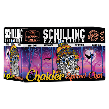 Schilling Cider Seasonal - Chaider Spiced Chai Cider 6pk 12oz Can