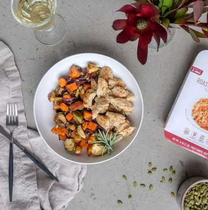 Kevin's Natural Foods Roasted Garlic Chicken - 16oz