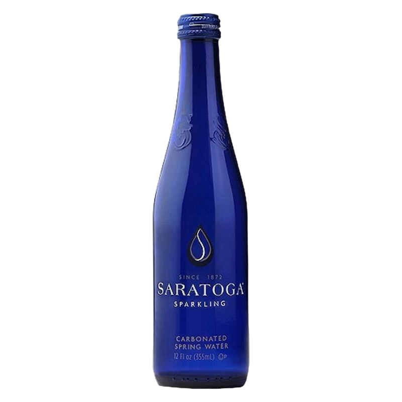 Saratoga Springs Sparkling Water 4pk 12oz Glass Bottle