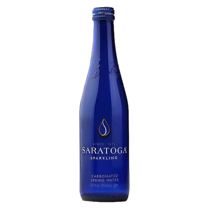 Saratoga Springs Sparkling Water 4pk 12oz Glass Bottle