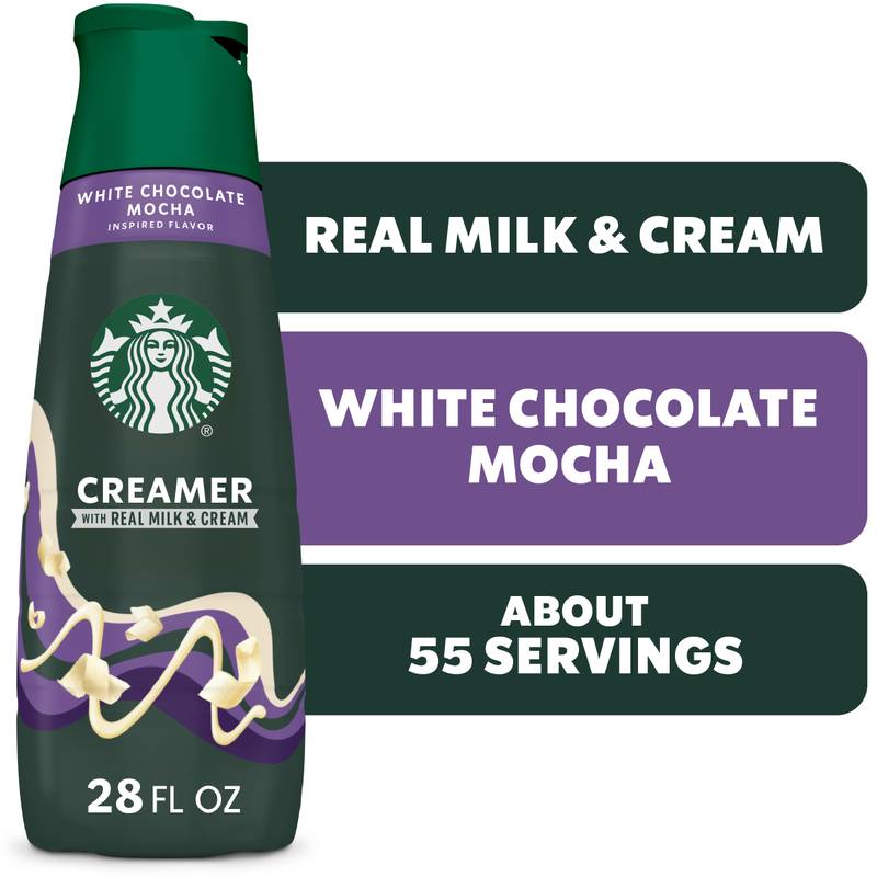 Starbucks White Chocolate Mocha Creamer 28oz Btl