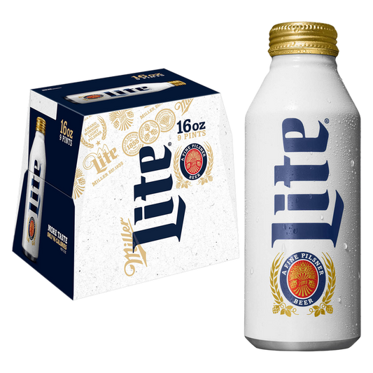 Miller Lite 9pk 16oz Aluminum Btl 4.2% ABV