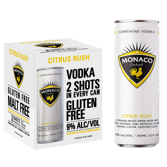 Monaco Citrus Rush 4pk 12oz Can 9% ABV