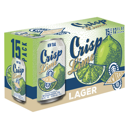 New Trail Crisp Lime Lager 15pk 12oz Can