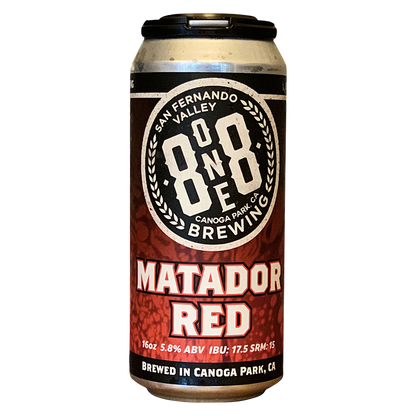 8One8 Brewing Matador Red Ale 4pk 16oz