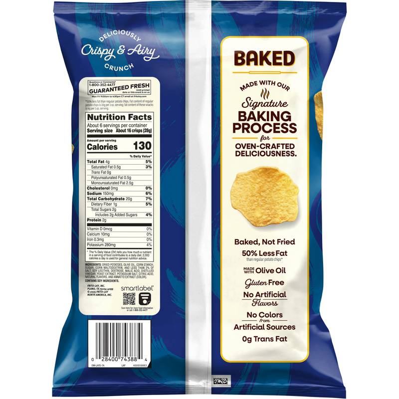 Baked Lay's Salt & Vinegar, 6.25oz