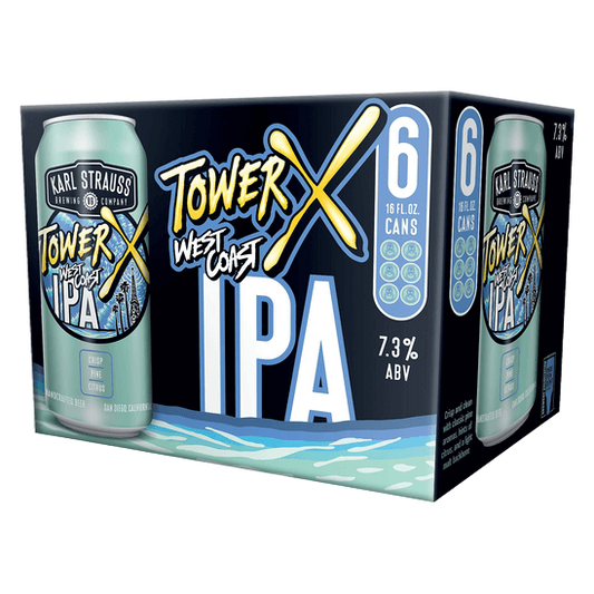 Karl Strauss Tower X West Coast IPA (6PKC 16 OZ) (6PKC 16 OZ)