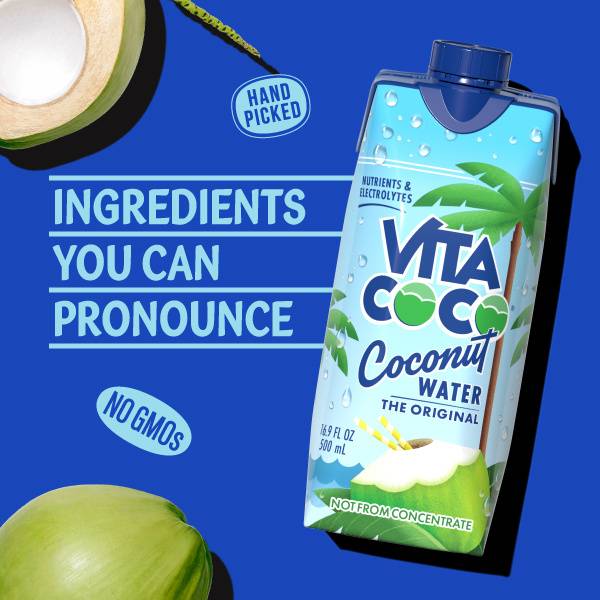 Vita Coco Pure Coconut Water 16.9oz Ctn