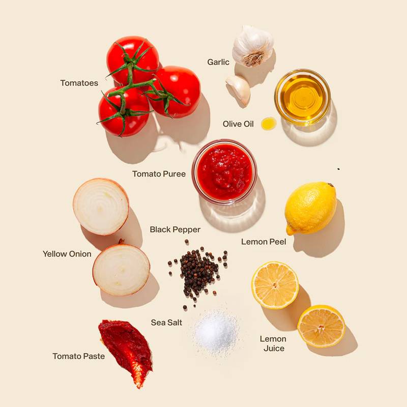 Sauz Summer Lemon Marinara Pasta Sauce, 25oz.