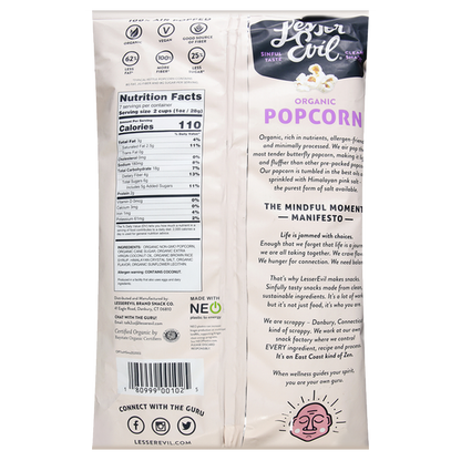 LesserEvil Himalayan Sweetness Organic Popcorn 7oz