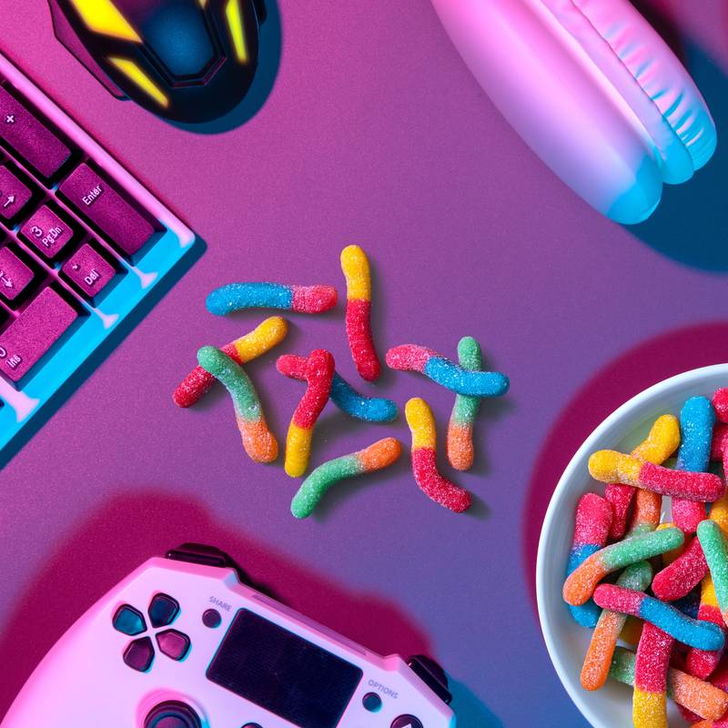 Trolli Sour Brite Crawlers Gummy Candy 9oz