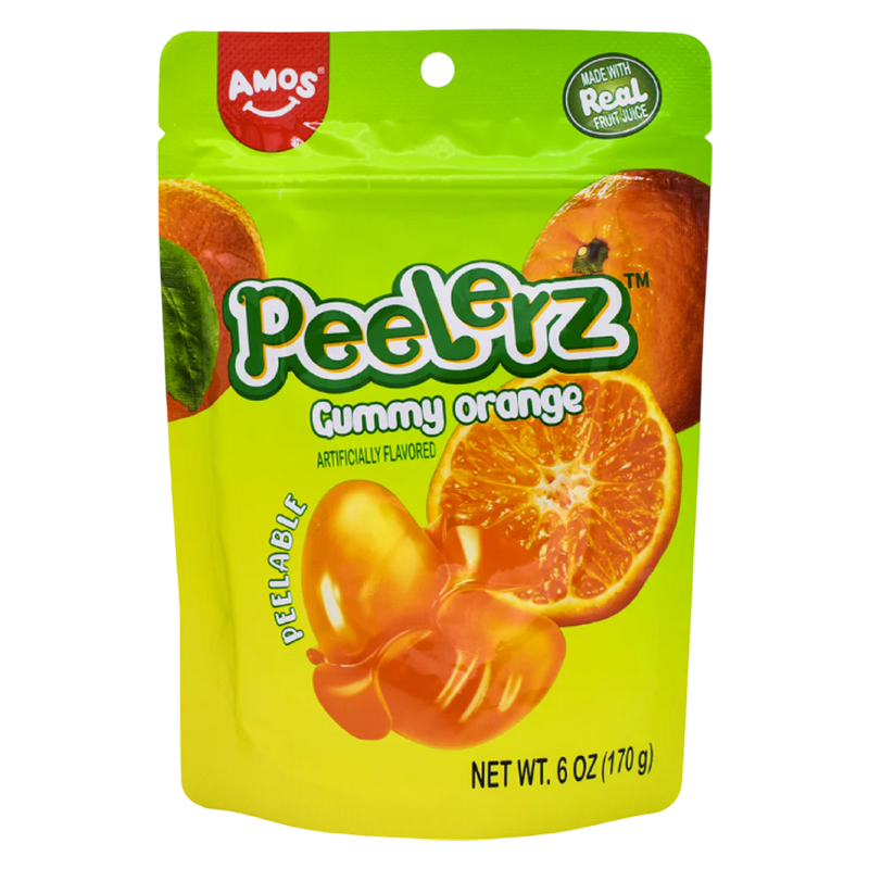 Amos Peelerz Gummy Orange, 6oz